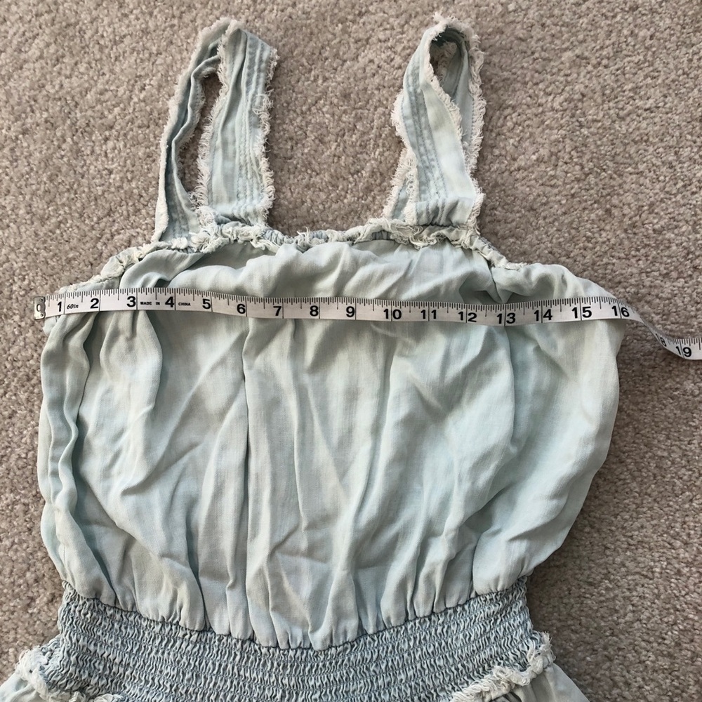 Ramy Brook Chambray Raquel Romper Size Large Style A0522506 - Picture 3 of 8